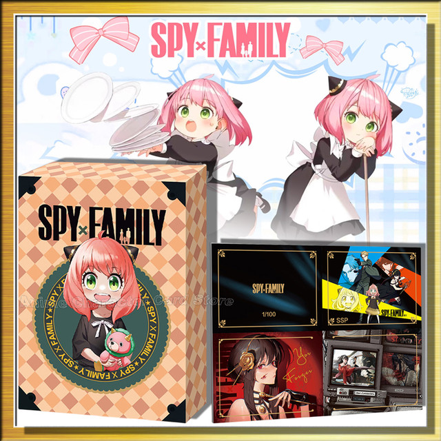 SPY Family Cards Goddess Story Swimwear Party SPYXFamily Anime Figures Anya  Yor Forger Card For Kids Christmas Gift - AliExpress